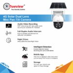 TRUEVIEW 18164-AF 3MP 4G DUAL LENS SOLAR MINI PT CAMERA (10X ZOOM)